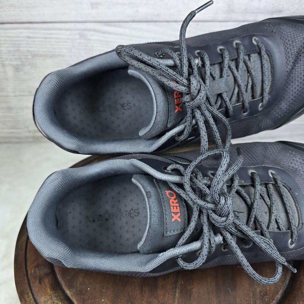 Xero Shoes Ridgeway Mesh Low Gray Black Trail Hiking Barefoot Sneaker Men Sz 12 - Picture 10 of 11